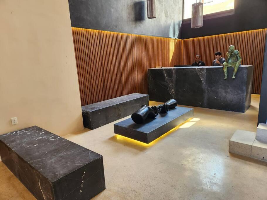 Lujoso Loft Nuevo Con Vista Al Mar Y Rooftop Pool Apartamento