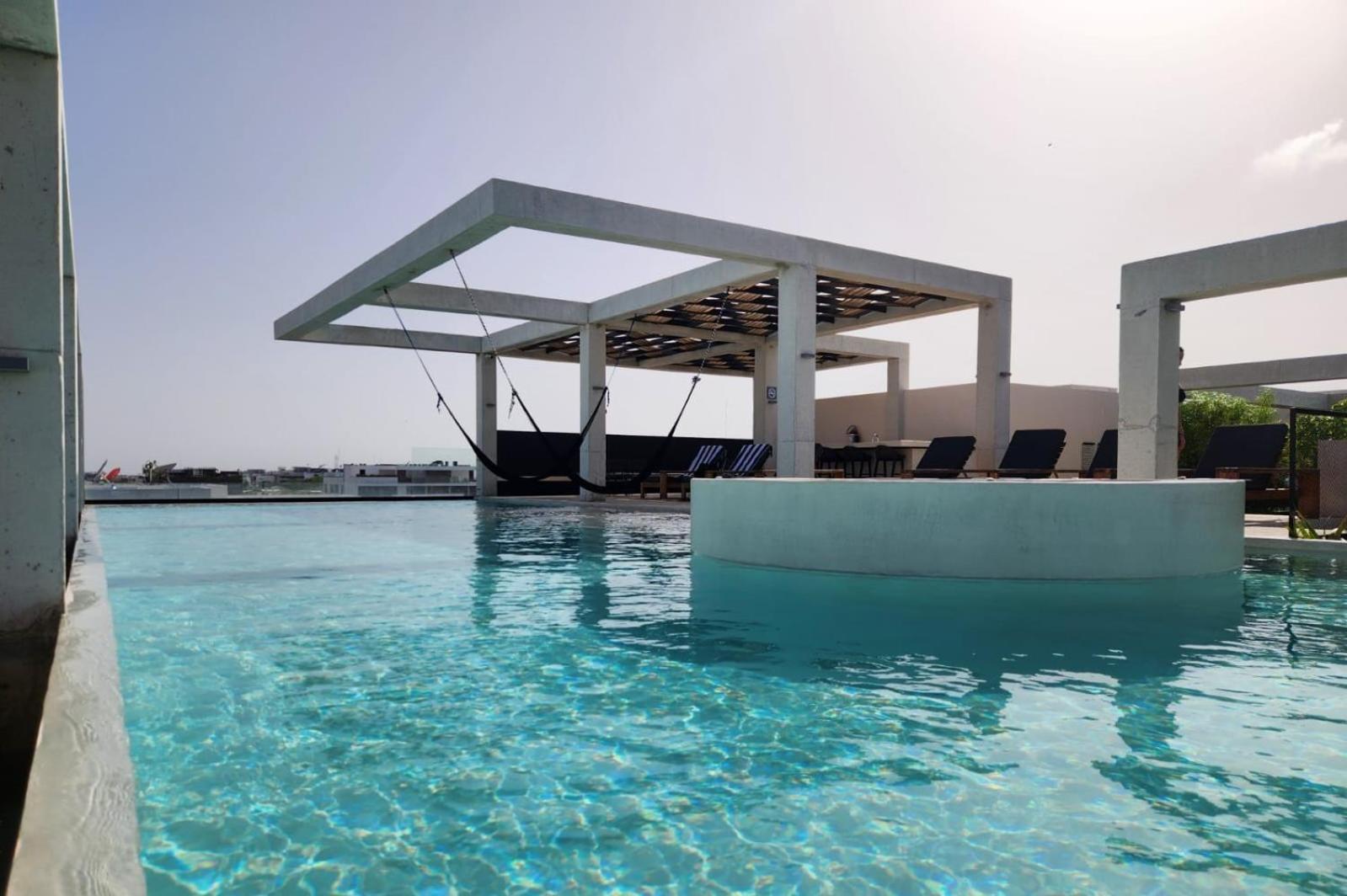 Lujoso Loft Nuevo Con Vista Al Mar Y Rooftop Pool Playa del Carmen